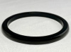 BS12 rounded black bakelite spacer bangle